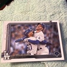 Topps 2025 Series 2 Two in Blue #631 Betts Freeman Dodgers Baseball Card