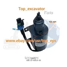 10-60018-00 Excavator solenoid valve for fuel Shut Off /stop Solenoid valve