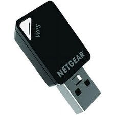 NETGEAR AC600 DUAL BAND WIFI USB ADAPTER, UP TO 433MBPS - BLACK