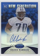 2013 Certified New Generation Mirror Blue Signatures Chance Warmack Auto 2s1