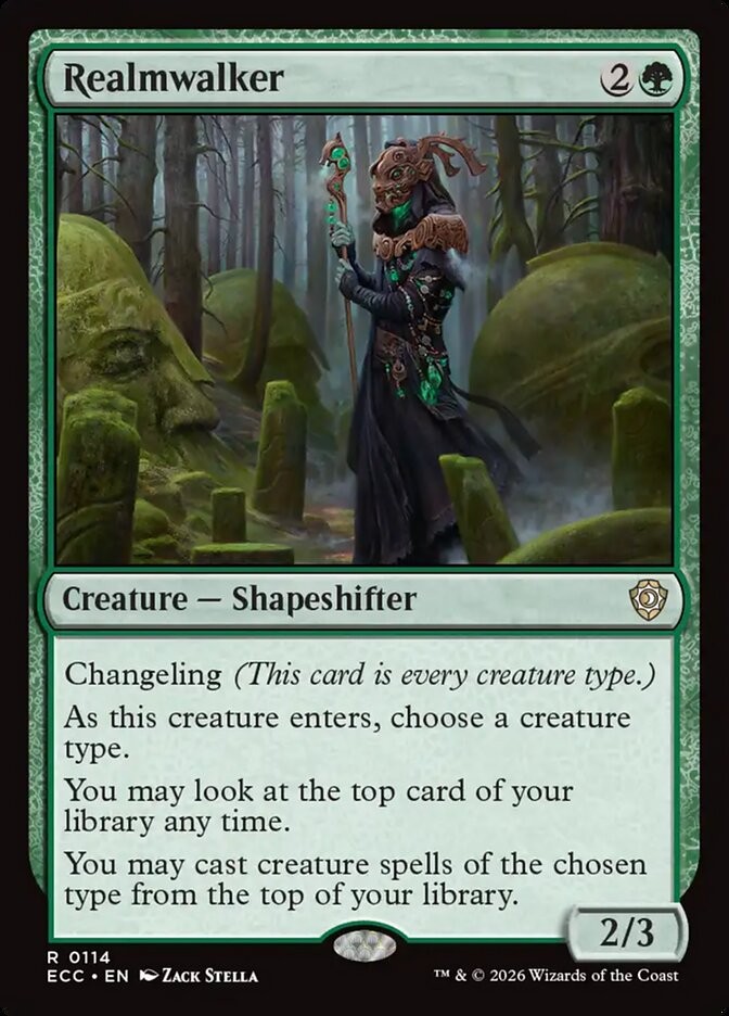 Realmwalker 114 NM Lorwyn Eclipsed Commander MTG