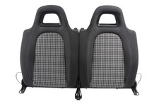 Rücksitzbank Lehne Stoff titanschwarz/muskat VW Scirocco III Rückbank Rückenlehn