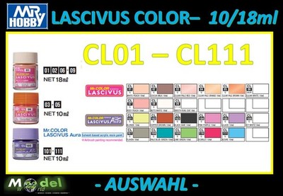 MW22 MR. HOBBY  CL01- CL111 FARBE MR. COLOR LASCIVUS (10/18ml) GP 329 /359 L