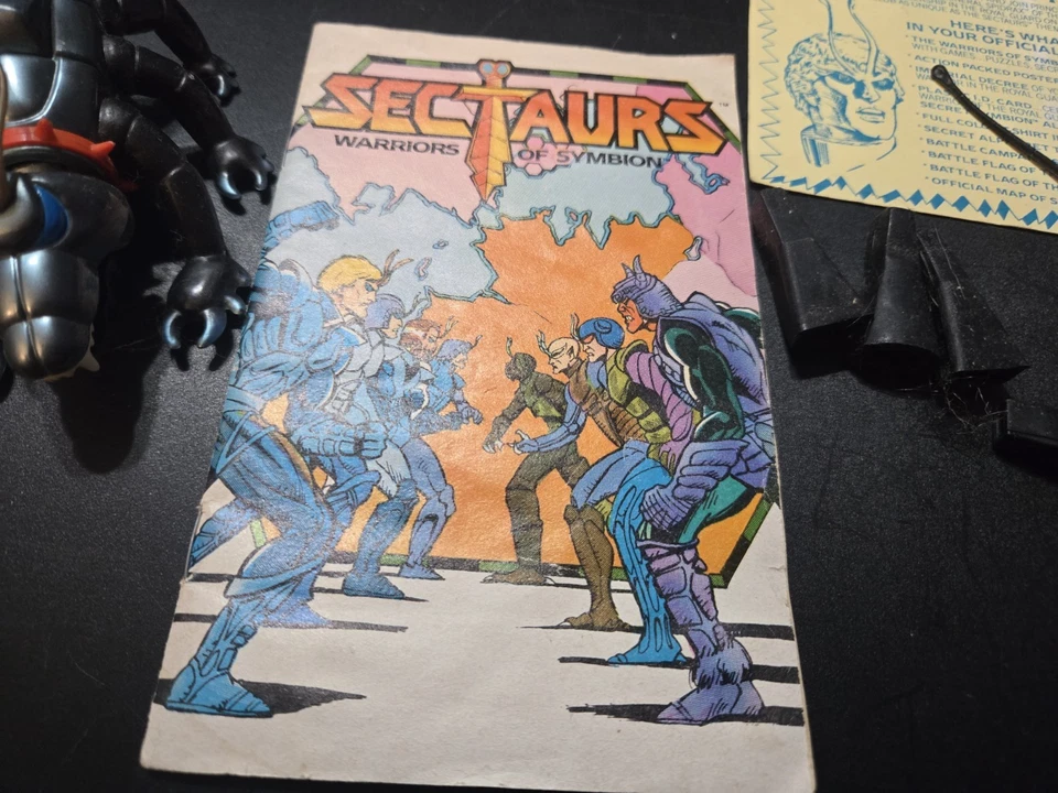 Lote Coleco Sectaurs Warriors - 1984 Bitaur General Spiderdrax Foto 4 de 4