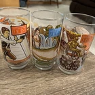 STAR WARS 1983 Vintage RETURN of the JEDI - Burger King Coke Glasses - Set of 3