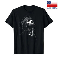 Jesus Christ Religious Christian Faith Unisex T-Shirt Inspirational Tee Reprint