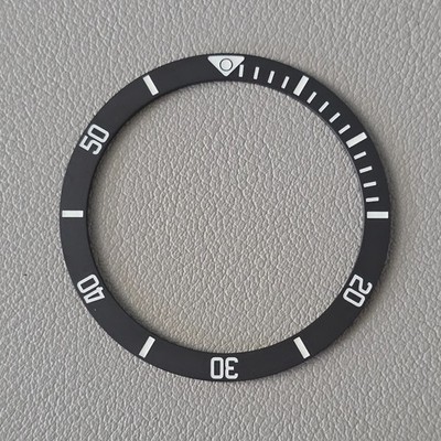 SEIKO Bezel Insert SKX007 / PLGS Black Matte Ceramic Flat C3
