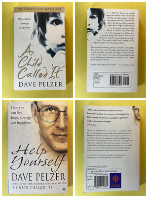 Dave Pelzer, a Child Called It/Help Yourself Book 2x bundle