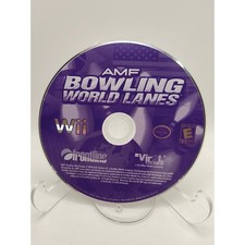 AMF Bowling World Lanes Wii Disc Tested Working