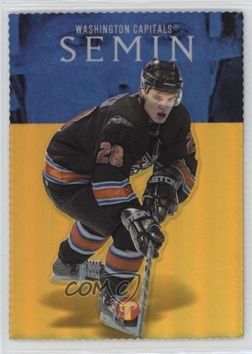 2003-04 Topps Pristine Gold Refractor Die-Cut /33 Alexander Semin #167 ...