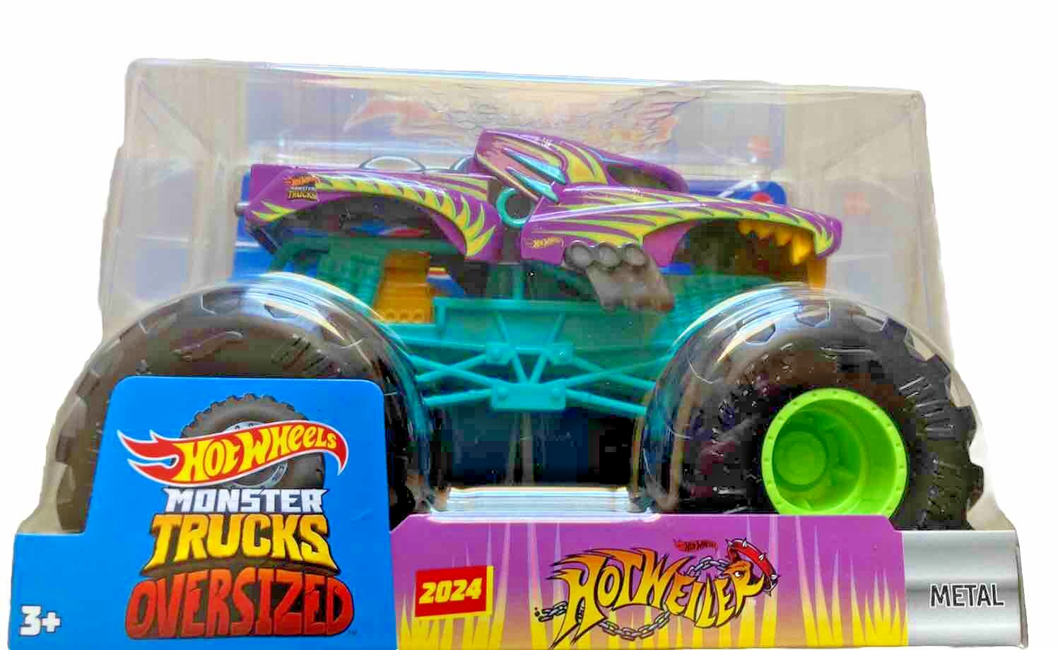 Hot Wheels 2024 Oversized Monster Truck HotWeiler  1:24 NEW