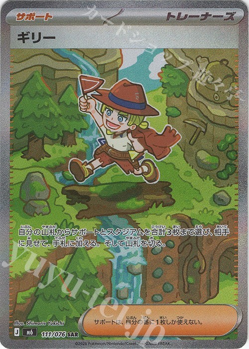 Aarune 111/076 Special Art Rare M6 Storm Emeralda Pokemon Japanese Holo NM USA