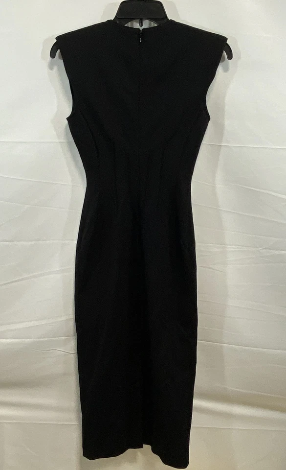 Marciano Women's Black Solid Sleeveless Sheath Dress Size 2 - Image 2 of 4