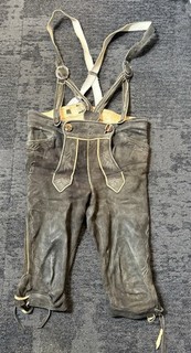 Lederhose Trachten Hose kurz Herren gebraucht
