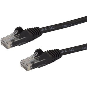 Startech 100Ft Cat6 Ethernet Cable Black Snagless Gigabit 100W Poe Utp 650Mhz Ca