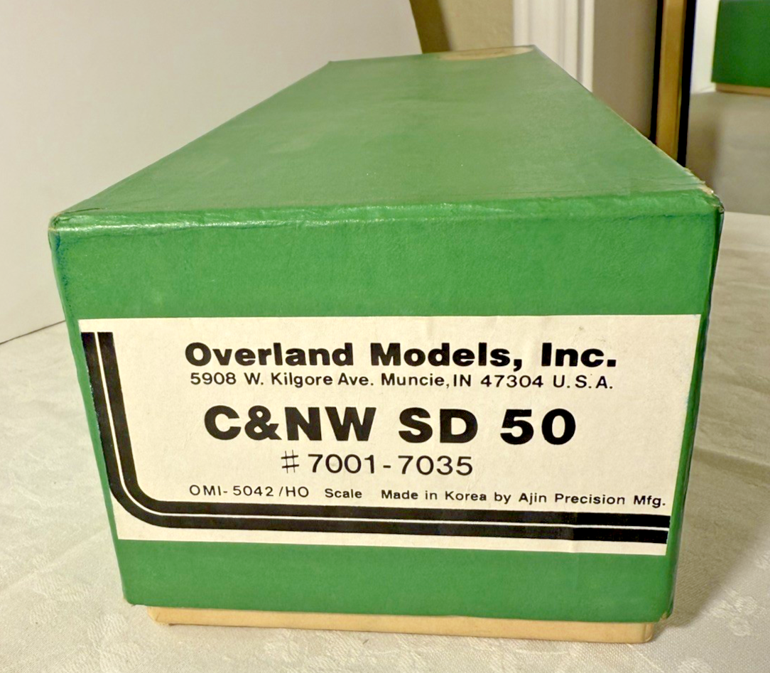 Overland OMI C&NW SD50 Chicago North Western HO Brass Model #7000