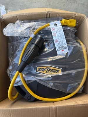 GM Retractable Extension Cord Reel Power Cord Reel 40' w 12/3 Sjtow Cord 15Amp