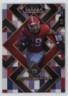 2024 Auto Mania American Football Preview Square 5/5 Brock Bowers Rookie RC o7m