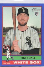 Tim Elko 2025 Topps Heritage #547 Dark Blue Border