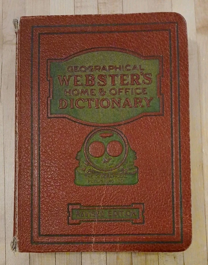 Leather Dictionaries, Thesauri 1900-1949 Antiquarian & Collectible
