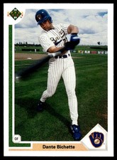 1991 UPPER DECK BASEBALL CARD DANTE BICHETTE #712 MILWAUKEE BREWERS 6667