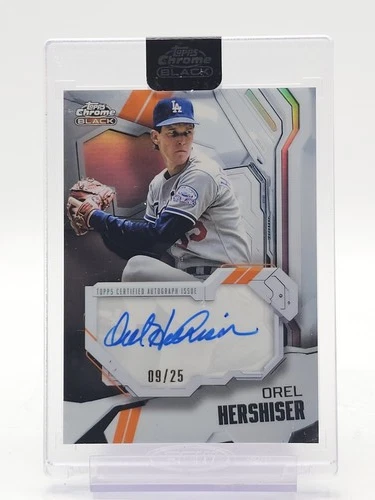 2026 Topps Chrome Black Orel Hershiser Ivory Autographs (RAW)