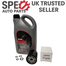 Genuine Saab 9-3 / 9-5 Petrol Full Sump Cleaning Kit With oil, Filter & Seals 