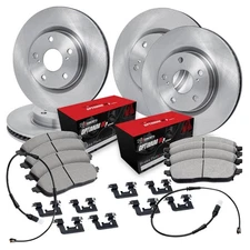 R1 Concepts Front & Rear Brake Kit w Optimum Pads