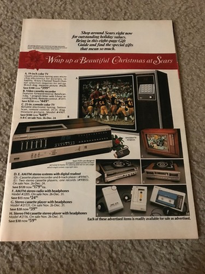 #ad Vintage 1982 SEARS CATALOG SUPER VIDEO ARCADE INTELLIVISION INTELLIVOICE ODYSSEY $8.99