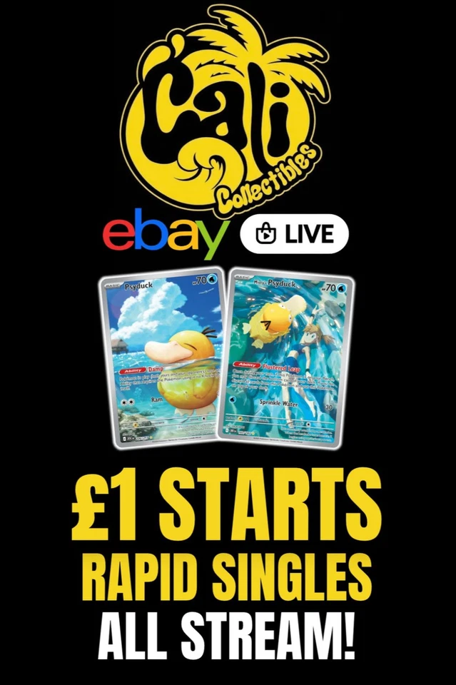 Cali Collectibles £1 Start Rapid Singles !