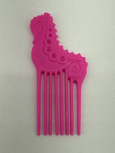 Mattel Island Fun Barbie Pink Seahorse Comb Toy Apparel Clothing 1987