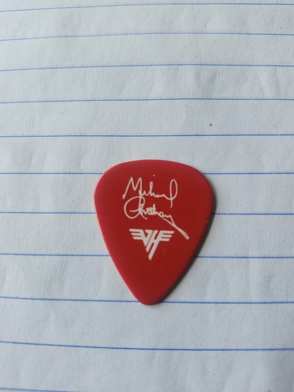 Michael Anthony Van Halen  Guitar Pick