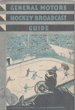 1933-34 GENERAL MOTORS HOCKEY BROADCAST GUIDE