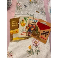 1970s Set of 4 JELL-O General Foods COOKBOOKS Great vintage recipes VGUC