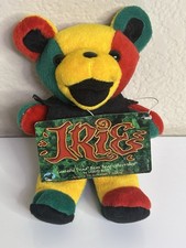 Grateful Dead Bean Bag Bear Irie Liquid Blue Plush Beanbag 3/26/88