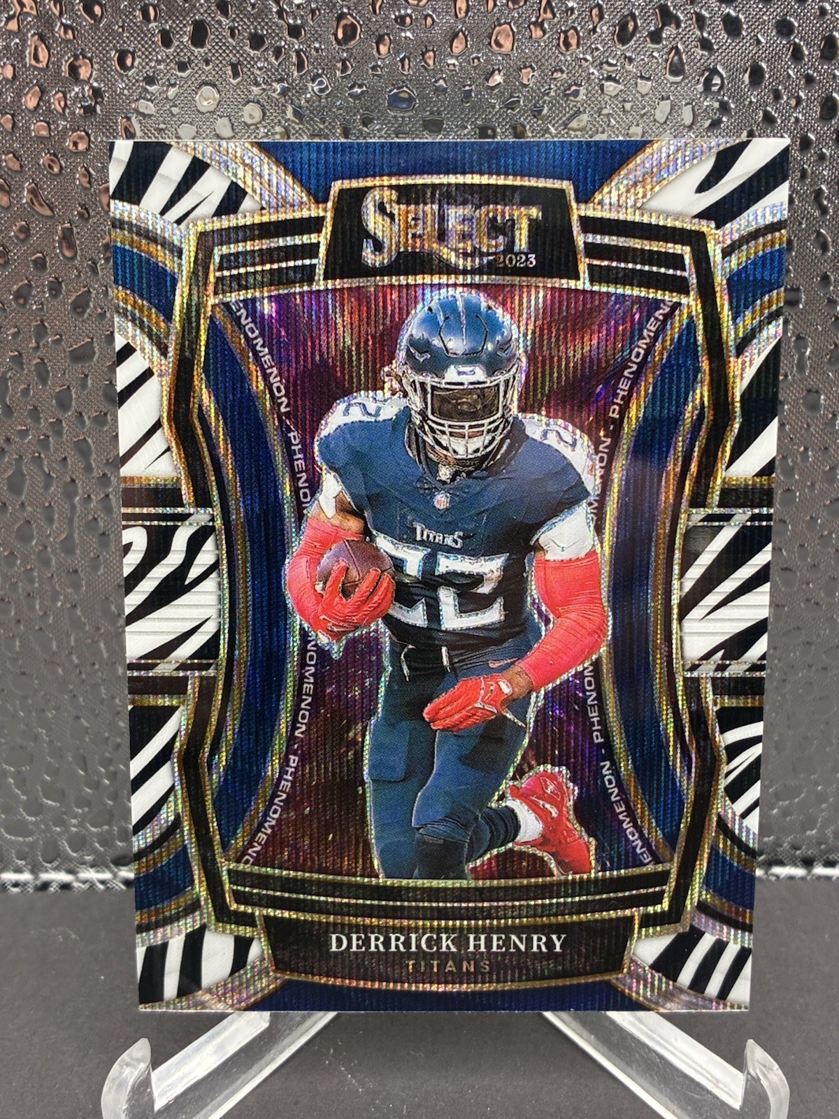 2023 Select Zebra Derrick Henry Phenomenon Card