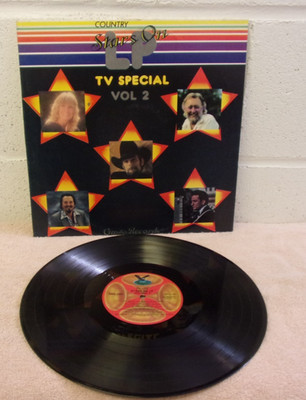 Country Stars on LP TV Special Vol 2 Vinyl Record VG+ 1983 Gusto Records GT-0133
