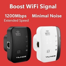 Network Extender, AC1200 Dual-Band Wifi Extender,Coverage up to 3000 Sq Ft, 2 Pa