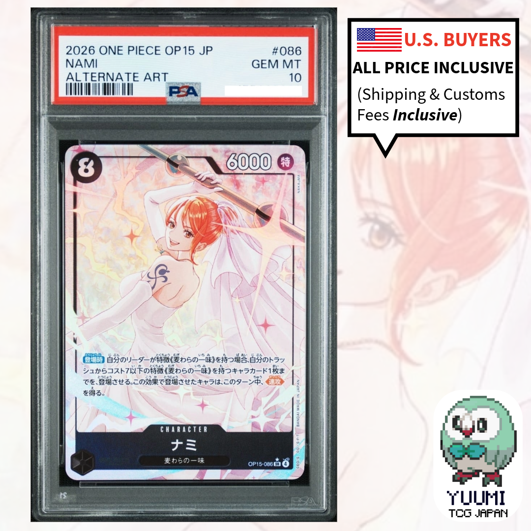 PSA 10 Nami SR-P OP15-086 Adventure on KAMI's Island ONE PIECE