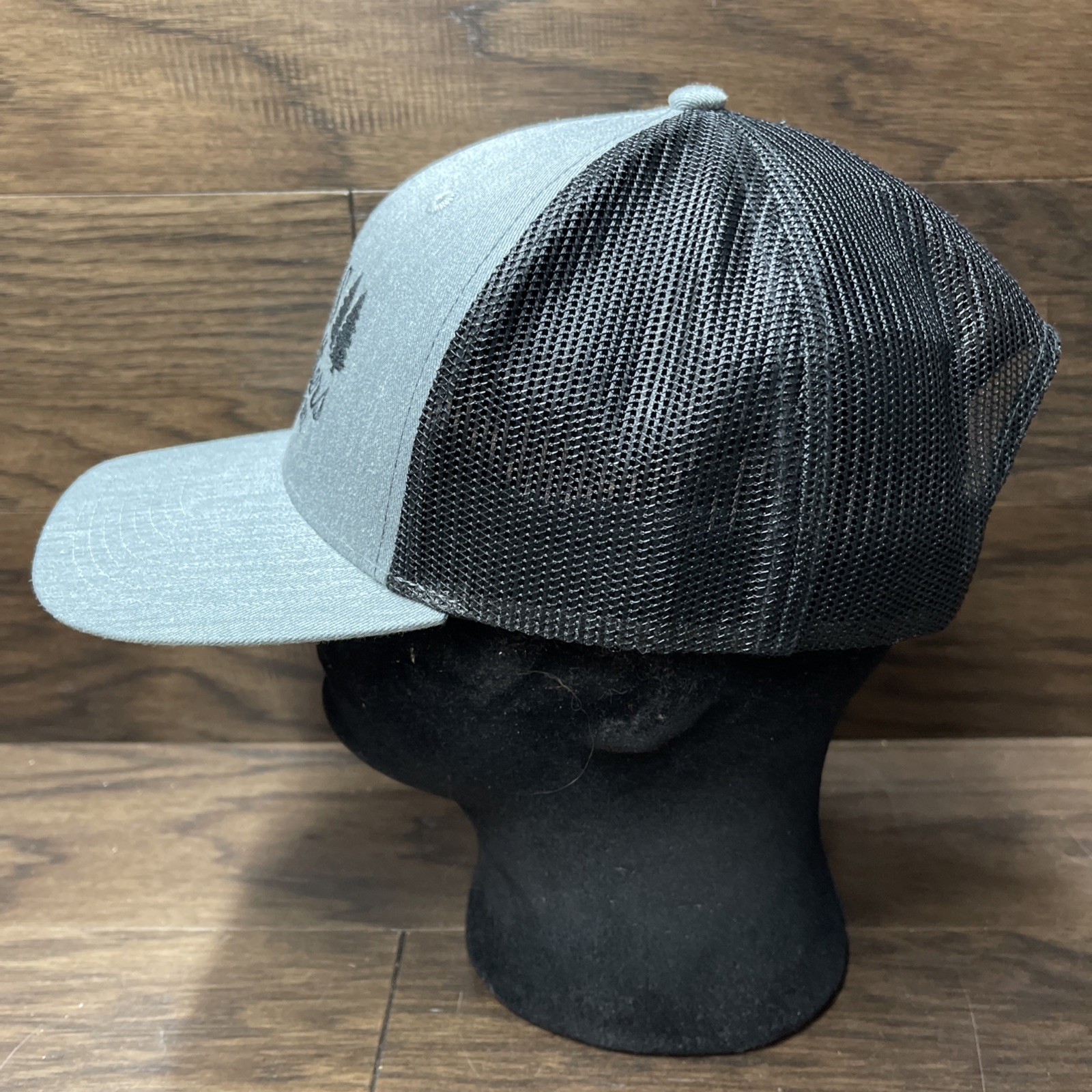 Scheels Hat Black Grey Adjustable Snapback - image 2