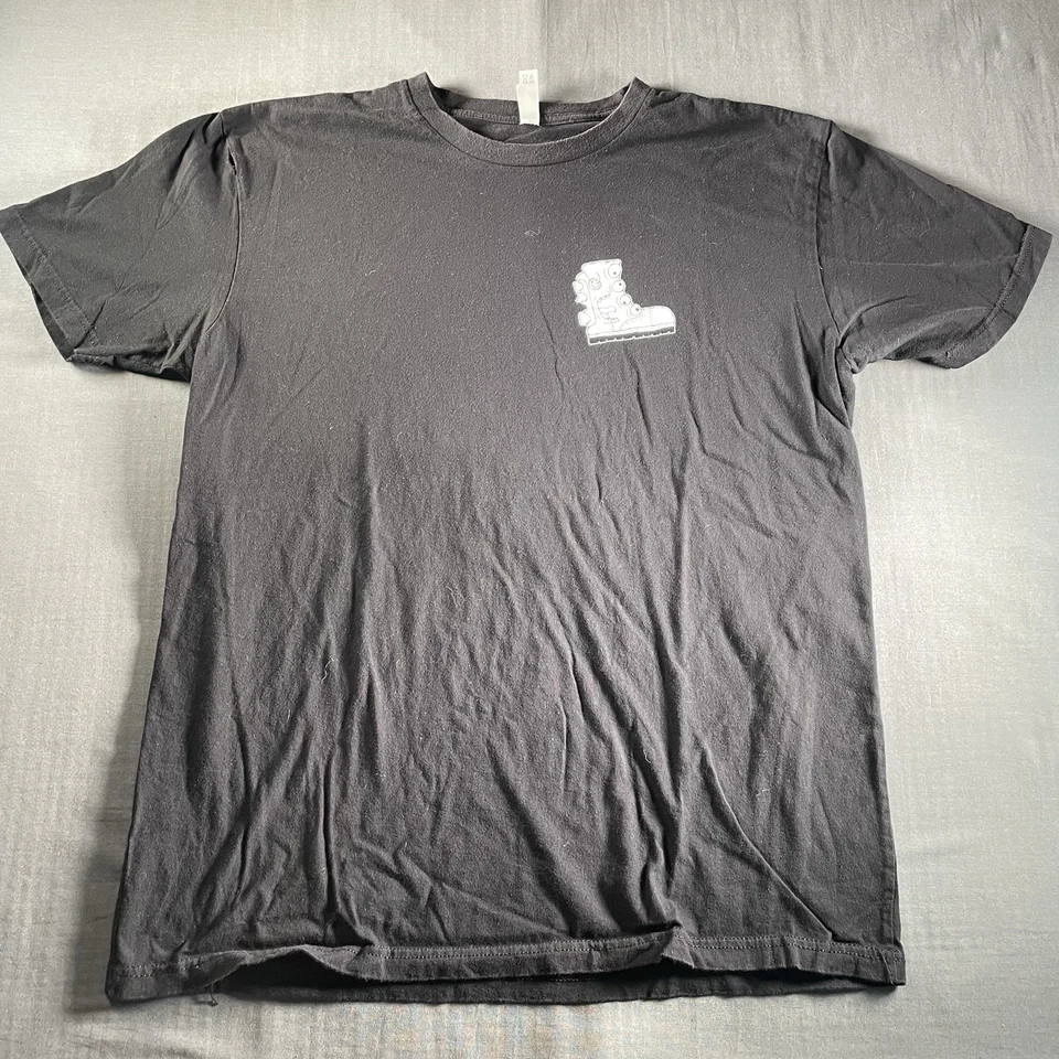 Camisa masculina The Hard Times XL notícias punk hardcore paródia notícias San Francisco Cali - Imagem 2 de 4