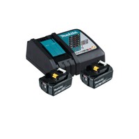 Makita Power-Source Kit 18V 5,0 Ah 197570-9 ( 2 X 5,0 Ah + DC18RC Schnellladeger
