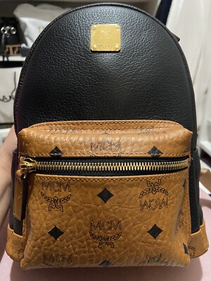 Cute McM backpack Bags | Mcm Backpack White And Brown Very Cute And Simple  main image 2