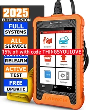 Launch Creader Elite Fit For Gm Bi-Directional Scanner All Systems OBD2 Scanner