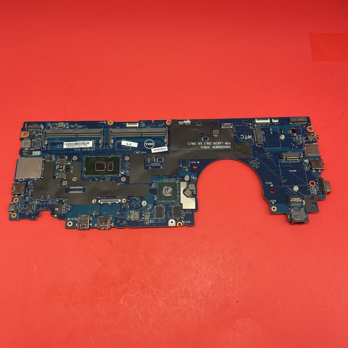 Dell Latitude 5580 Laptop Genuine motherboard i7-7600U SR33Z CPU  LA-E092P