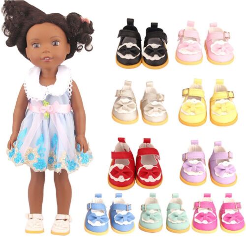 Cotton Doll Bow PU Leather Mini Shoes Dolls Accessories Doll Boots Dolls Shoes - Bild 1 von 22