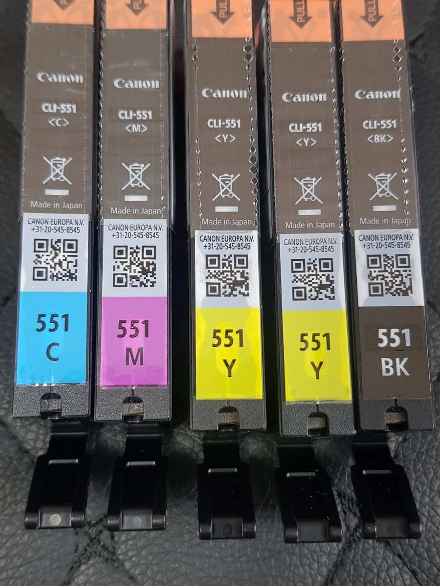 Cartuchos De Tinta Compatibles KMP Para Canon CLI-551XL - Paquete De 4 (CMYK), Alternativa Económica, Alta Calidad