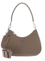 Lacoste Daily City Hobo Bag S UmhäNgetasche Schultertasche Tasche Taupe Taupe