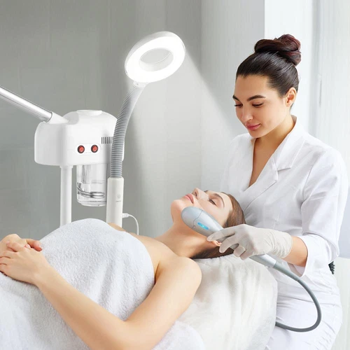 2in1Facial Steamer and 3 X Magnifying Lamp Beauty Spa Skin Care White - Picture 12 of 12