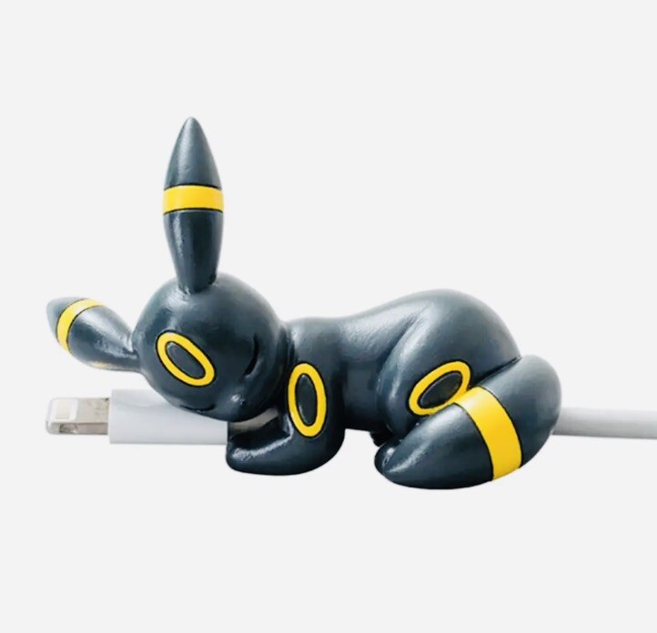 Pokemon Umbreon USB Phone/Laptop Charger Cable Protector Anti